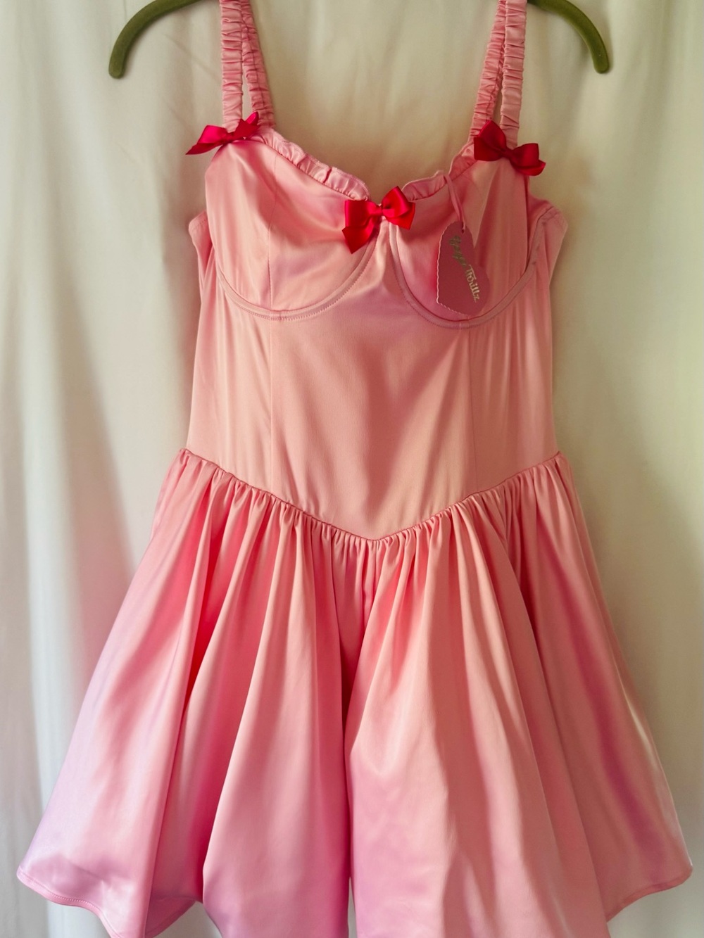 Sugar Thrillz Pink Mini Dress Medium Tulle